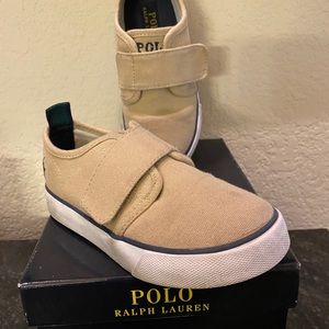 Polo canvas little boys shoes